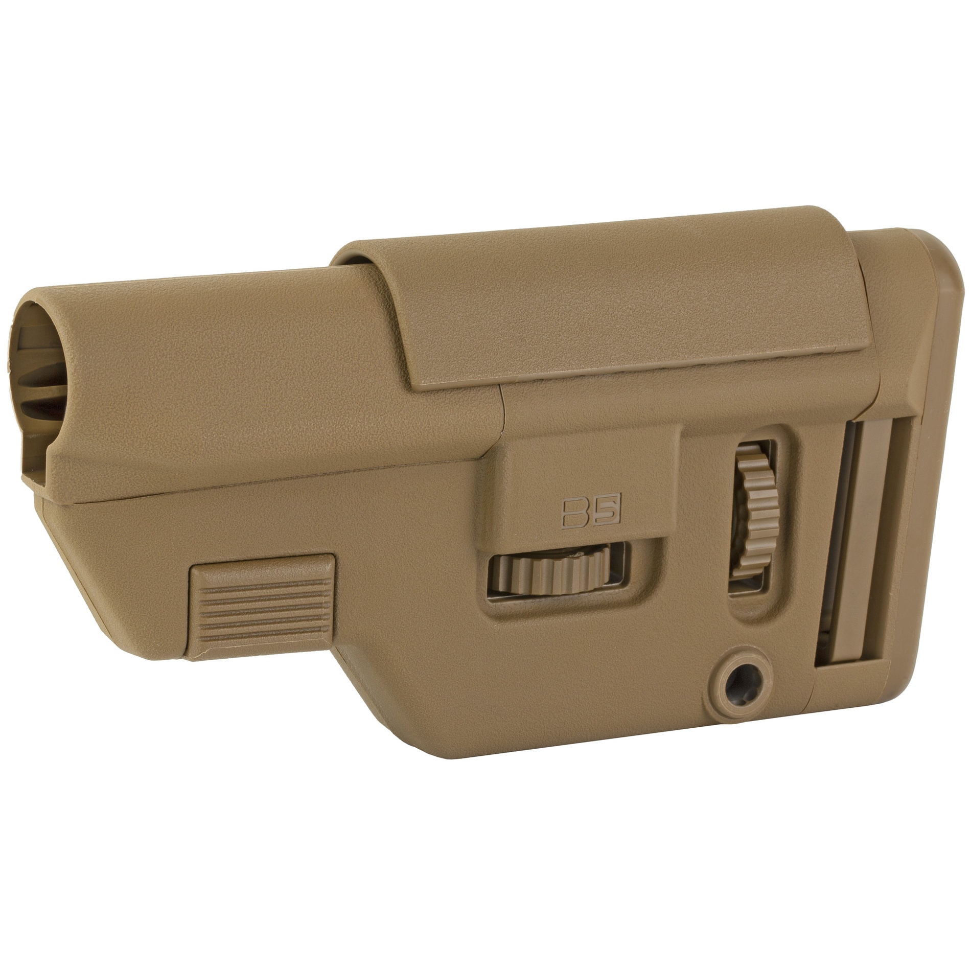 Unknown B5 Systems Collapsible Precision AR-15 Stock - Medium Length - Coyote Brown (Color: Coyote Brown)
