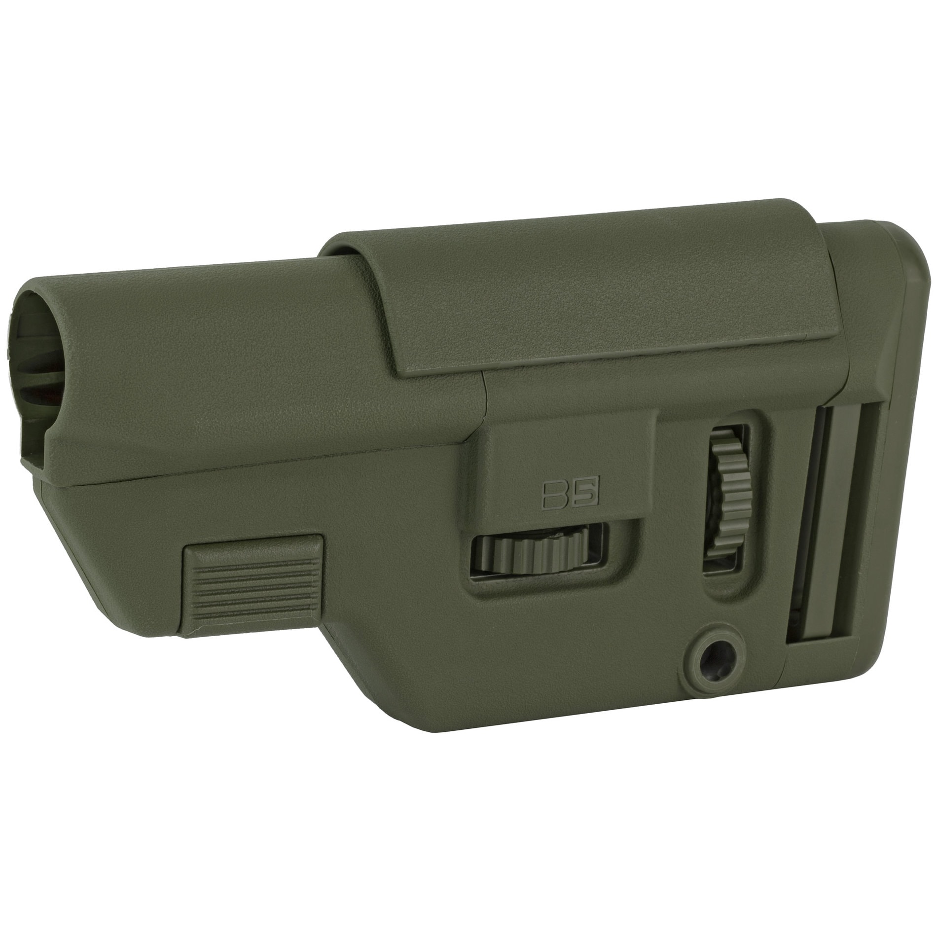 Unknown B5 Systems Collapsible Precision AR-15 Stock - Medium Length - OD Green (Color: OD Green)