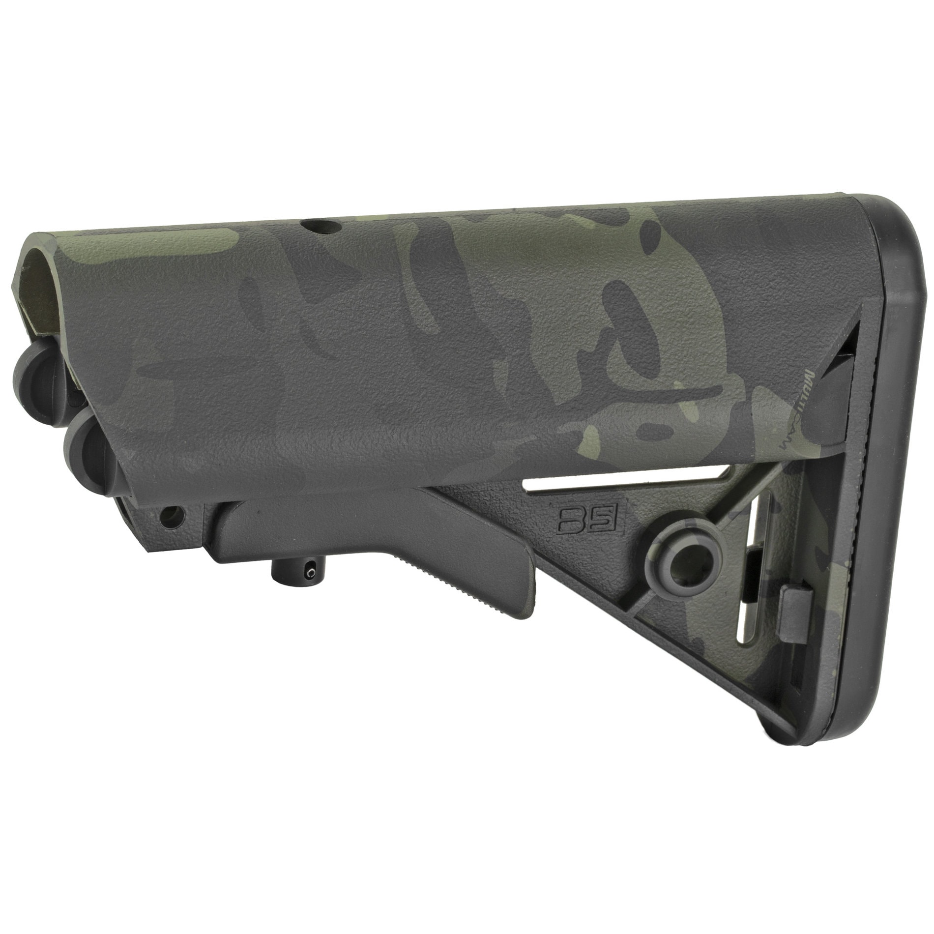 Unknown B5 SOPMOD AR-15 Stock - Mil-Spec - Multicam Black (Color: Multicam Black)