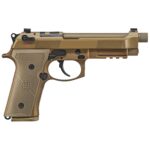 Beretta M9A4 9mm 5.1" Pistol - Decocker Only - 18 Round - Flat Dark Earth