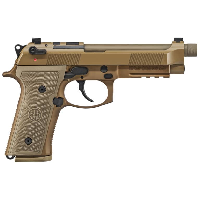 Beretta M9A4 9mm 5.1" Pistol - Decocker Only - 18 Round - Flat Dark Earth