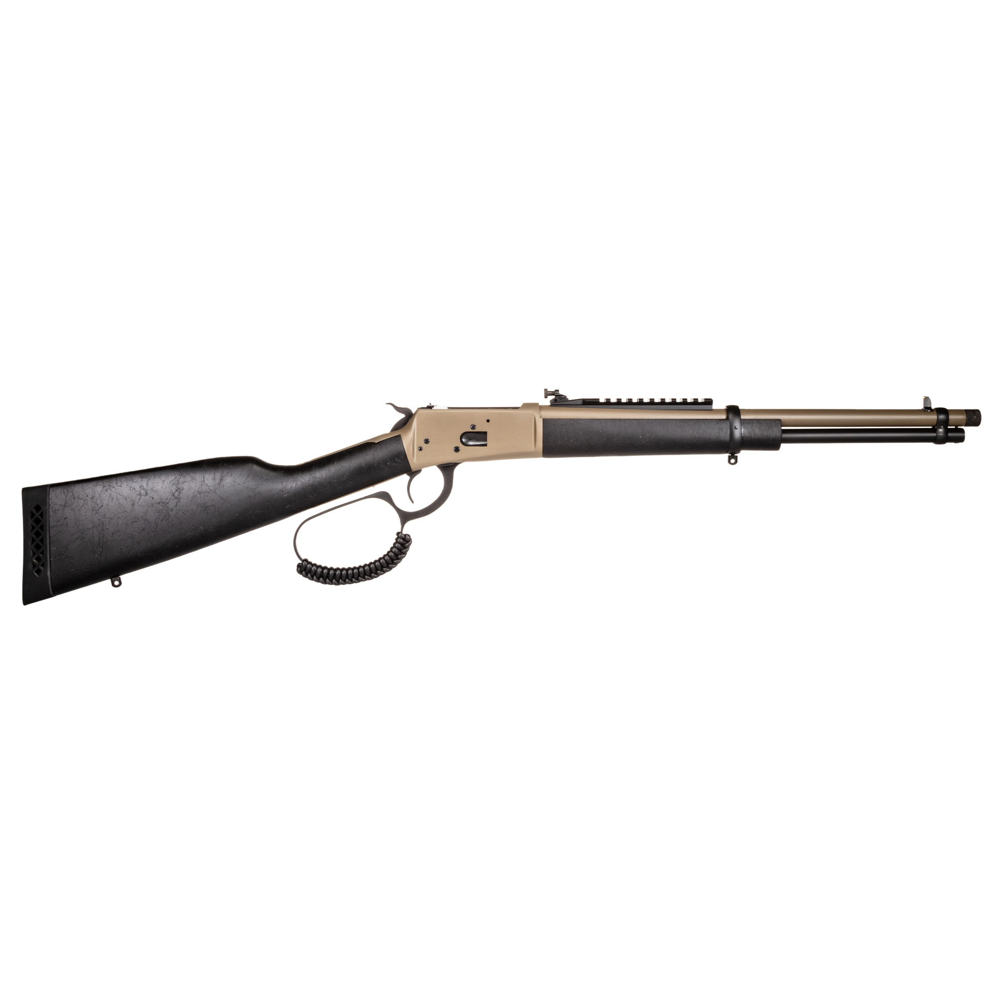 Unknown Unavailable: Rossi R92 Triple Black 16.5" .357 Magnum Rifle - 8 Round - Multiple Colors - Flat Dark Earth (Color: Flat Dark Earth)