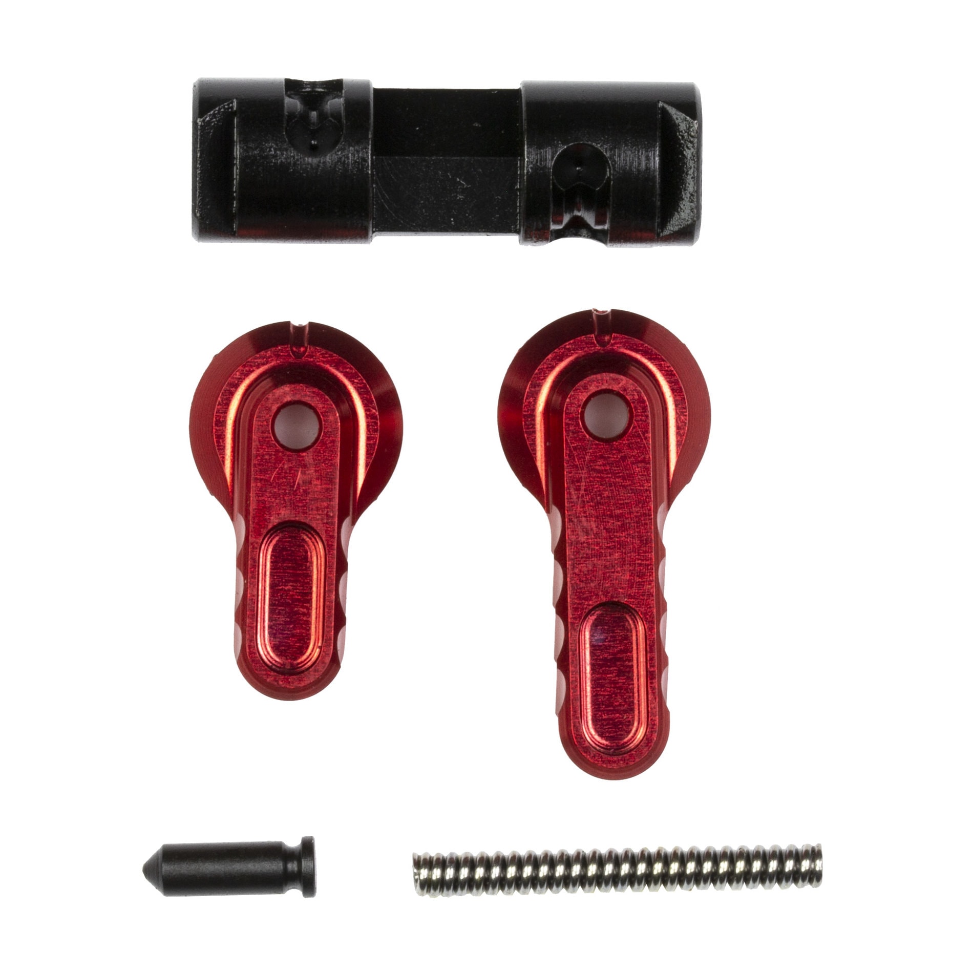Unknown Battle Arms Development BAD-ASS Lite 60/90 Degree Ambidextrous AR-15 Safety Selector - Red (Color: Red)
