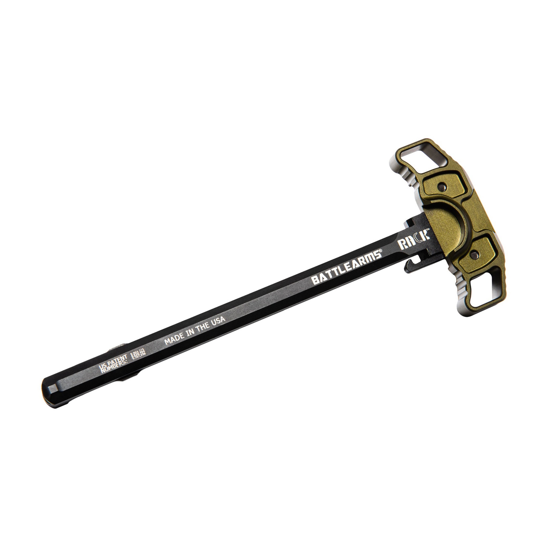 Unknown Battle Arms Development Rack AR-15 Ambidextrous Charging Handle - OD Green (Color: OD Green)