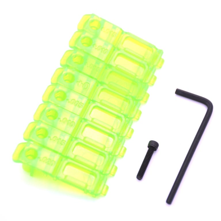 Black Dog Machine 22LR Magazine Plates - Neon Green