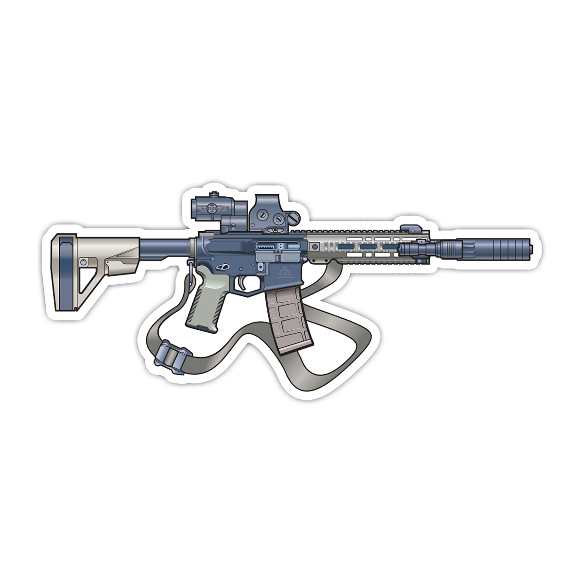 AT3 Tactical Limited Edition Sticker Pack #5 – by Mark Collins