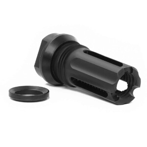 Open Box Return - Breek Arms BFO Outside Threaded Cage Flash Hider for 9mm - 1/2x28