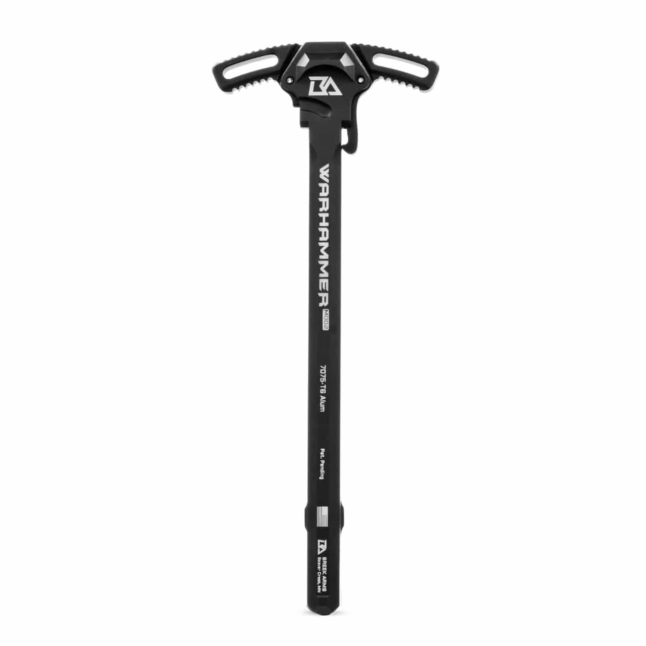Unknown Breek Arms WARHAMMER Mod 2 Ambidextrous AR-15 Charging Handle - Black (Color: Black)