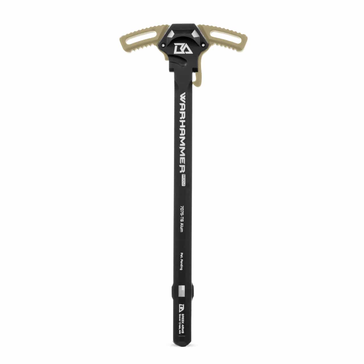 Unknown Breek Arms WARHAMMER Mod 2 Ambidextrous AR-15 Charging Handle - Ranger Green (Color: Ranger Green)