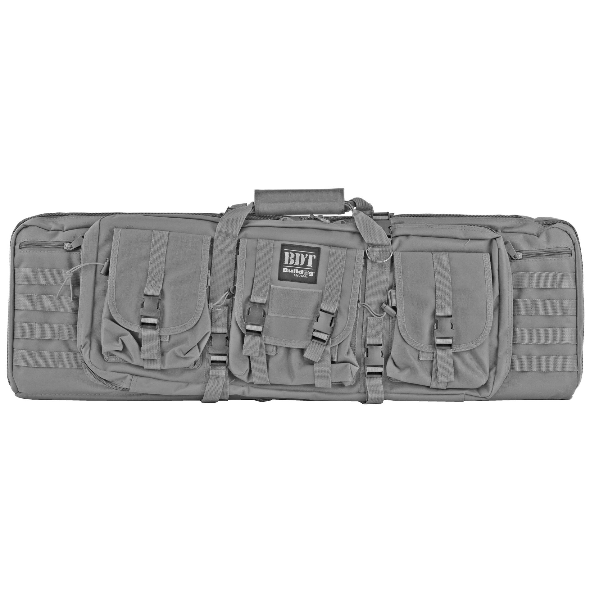 Unknown Bulldog BDT Tactical Rifle Case 37" - Double - Seal Gray (Color: Seal Gray)