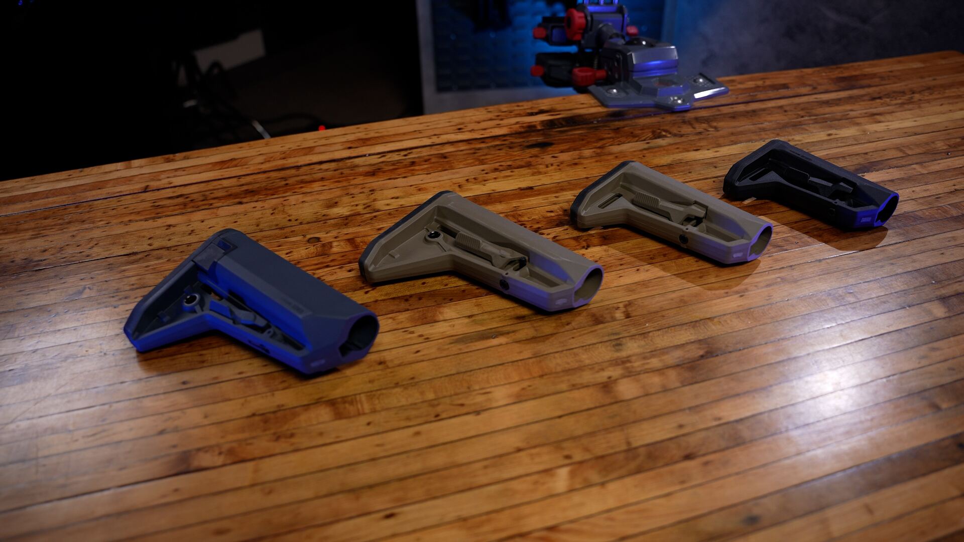 AR-15 buttstocks compared on the bench