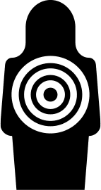 illustration of a target dummy