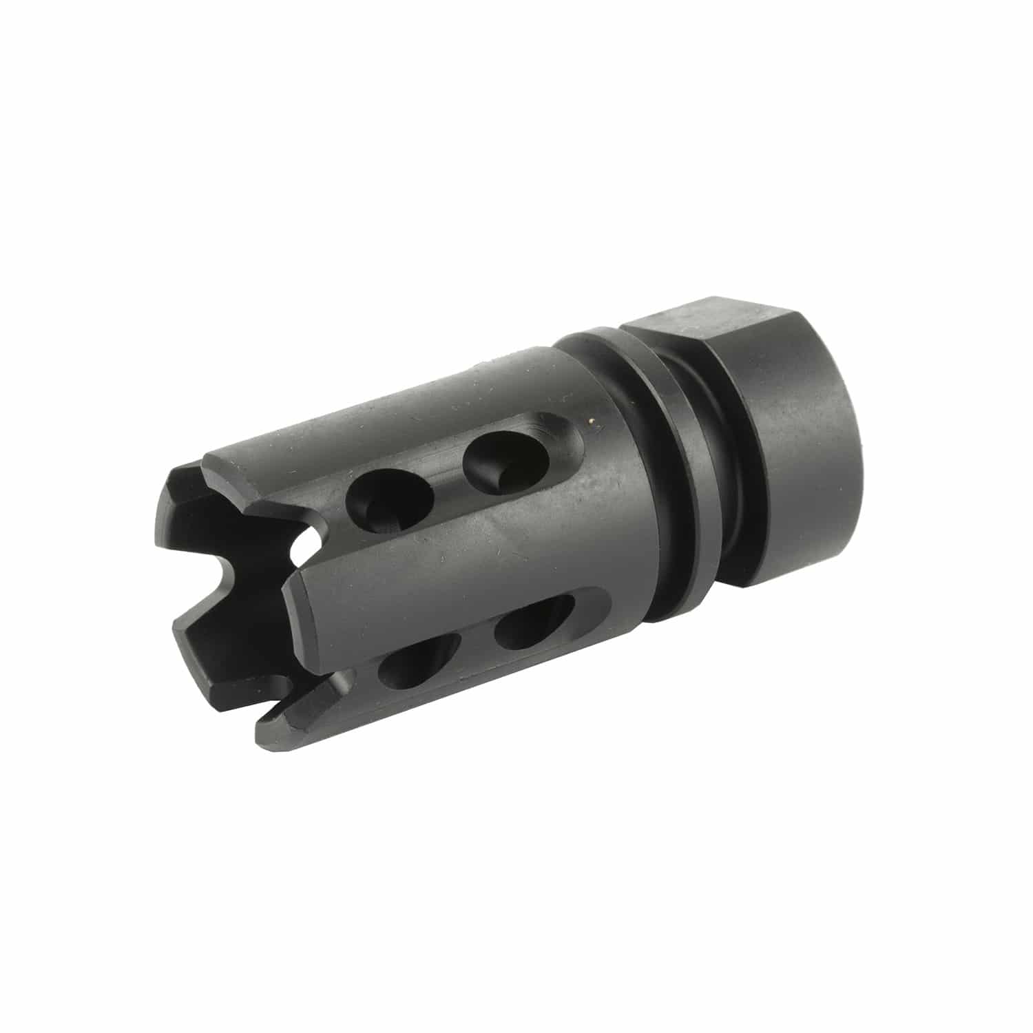NGP H-Barrel End Protector/Muzzle Device – Slip-over, 1/2-28, CA Legal, USA Made