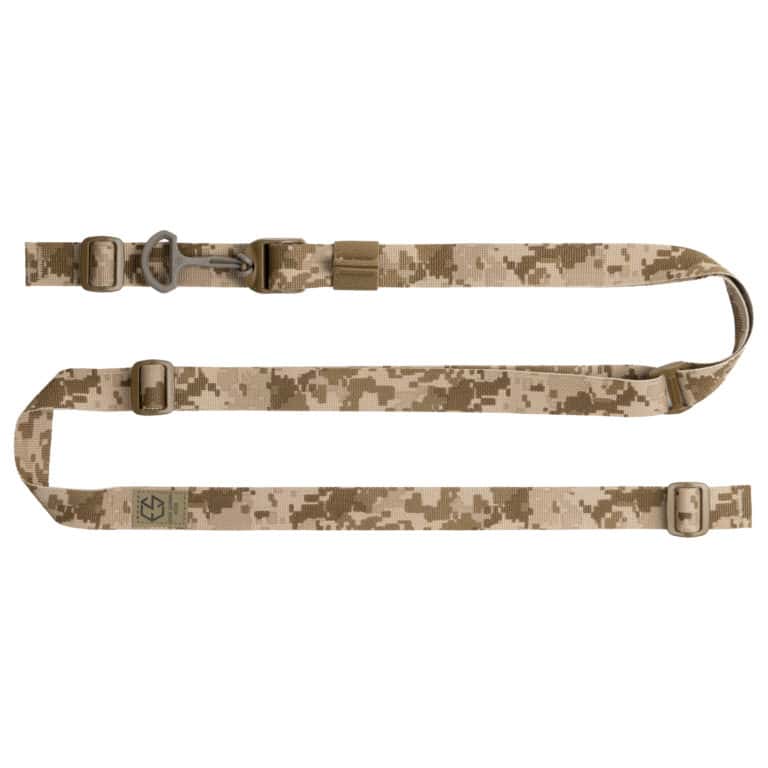 Edgar Sherman Design, ESD Sling, 2-Point Combat Sling, 1" Webbing, Polymer Hardware, Matte Finish, AOR1 Desert Digital
