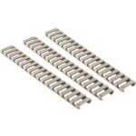 Ergo Picatinny 18 Slot Rubber Rail Protector - 3 Pack - Various Colors