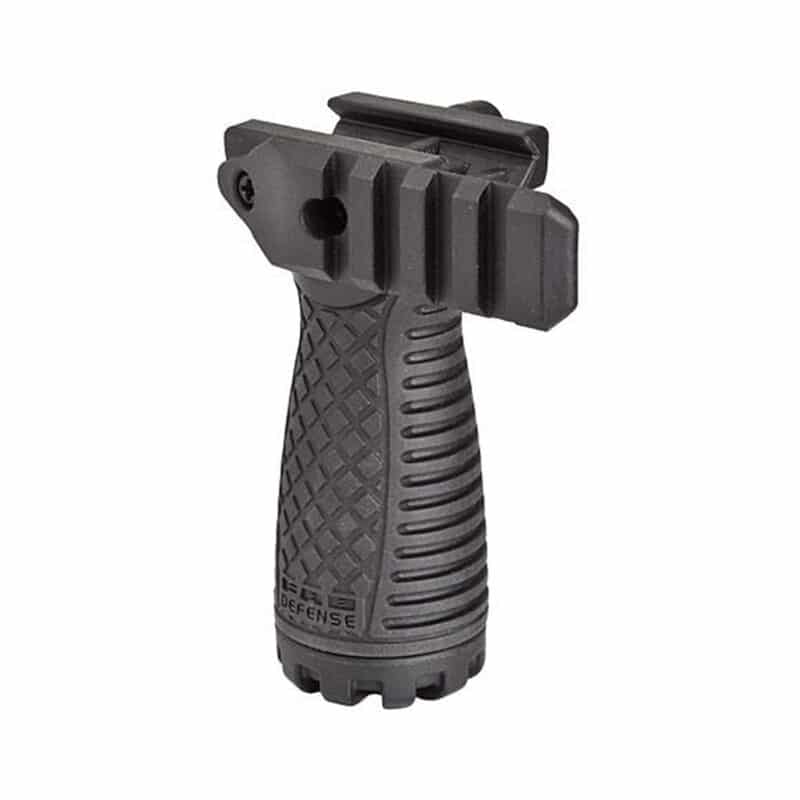 FAB Defense RSG Verical Grip - Picatinny - Overmolded Rubberized - w/ Rail