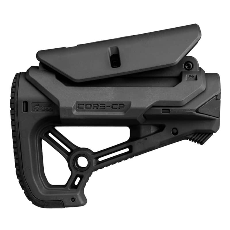FAB Defense GL-CORE S CP Buttstock - CQB Optimized Combat Stock - Includes 3-Position Cheek Rest
