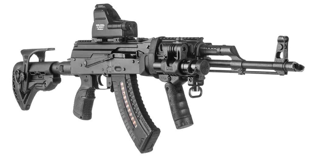 FAB Defense T-FL Folding Vertical Grip - Picatinny - 7 Position