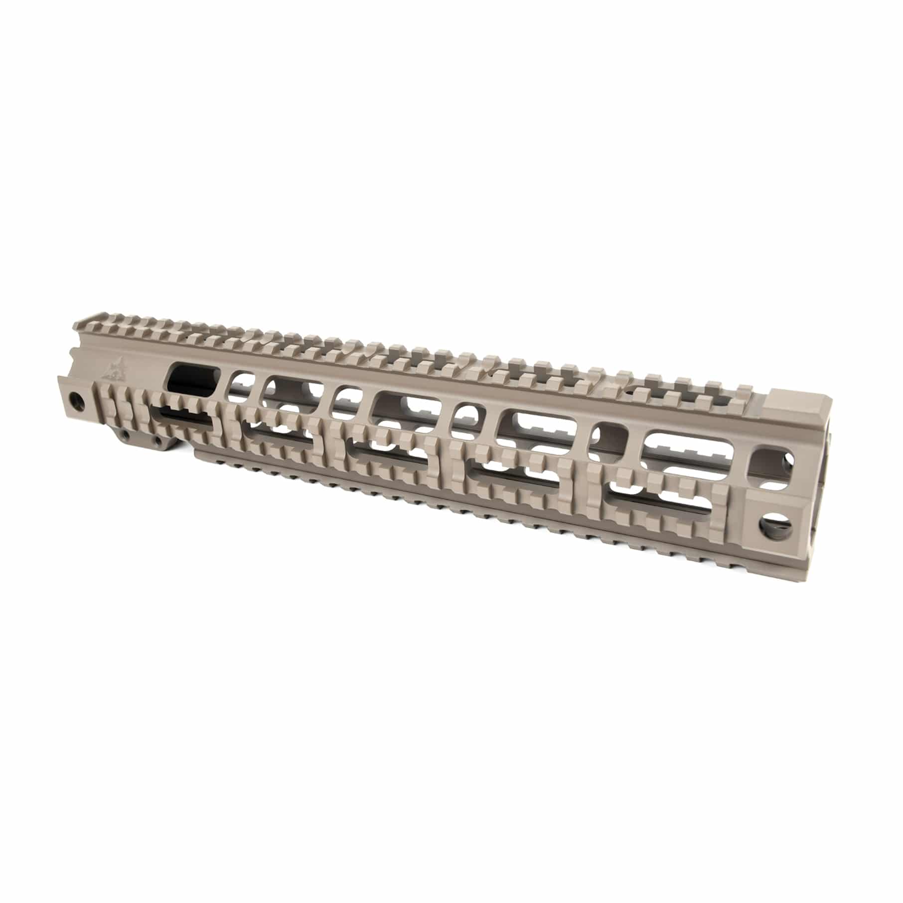 Unknown AT3(TM) Pro Quad Rail Free Float AR-15 Handguard - 7, 9, 12, & 15 Inch - Picatinny - Flat Dark Earth, 12.5 inch (Color: Flat Dark Earth, Length: 12.5 inch)