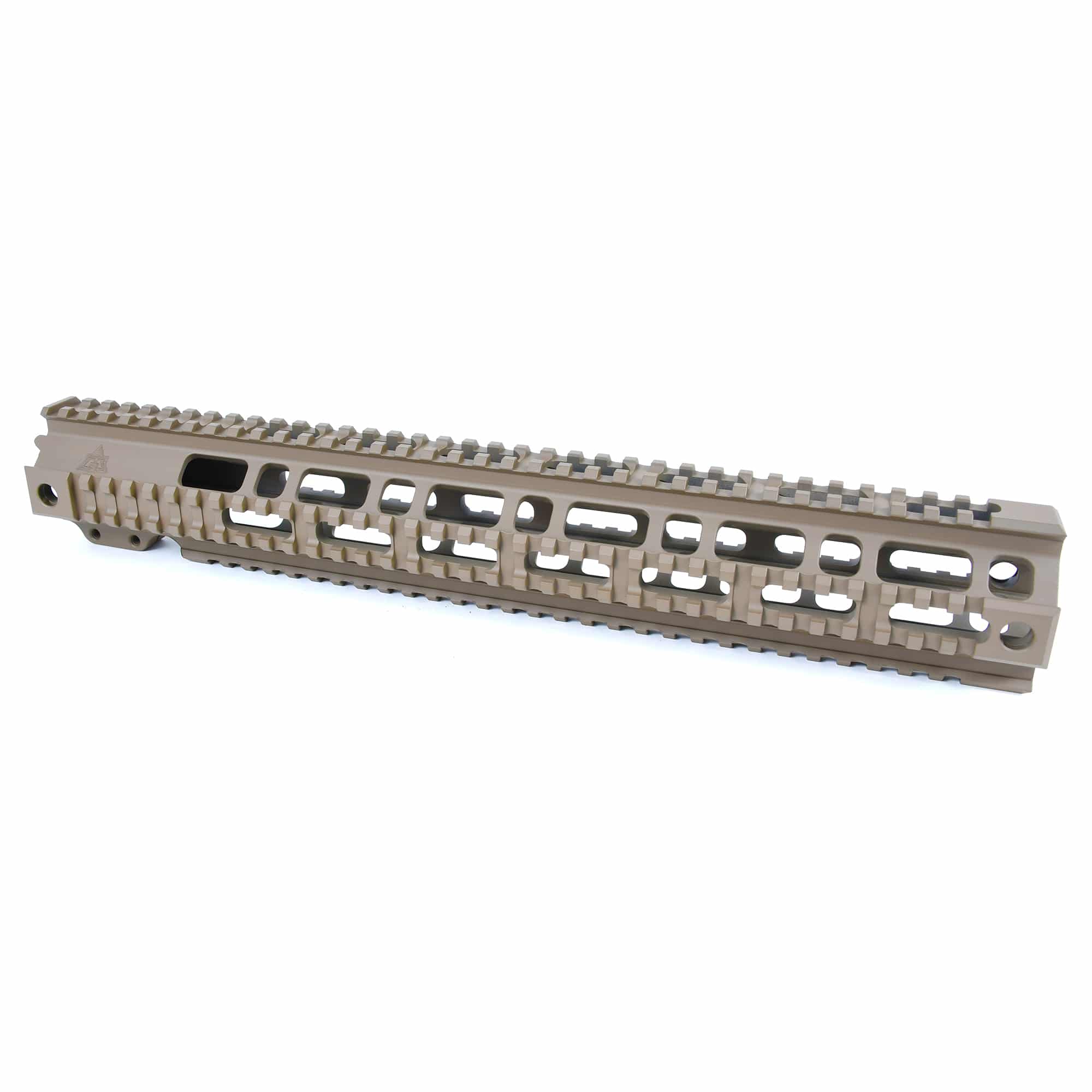 Unknown AT3(TM) Pro Quad Rail Free Float AR-15 Handguard - 7, 9, 12, & 15 Inch - Picatinny - Flat Dark Earth, 15 Inch (Color: Flat Dark Earth, Length: 15 Inch)