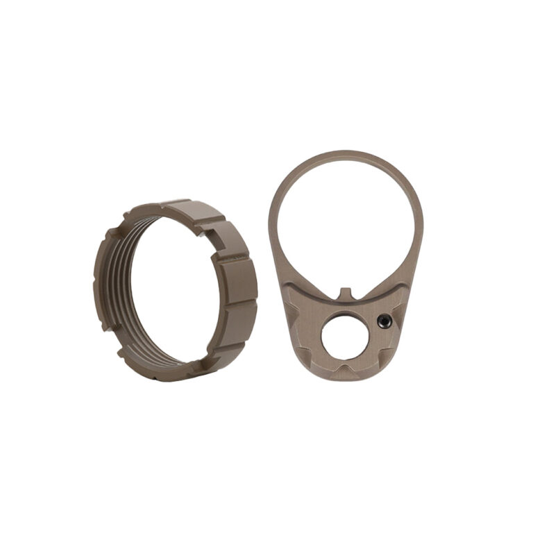 Armaspec Self-Retention "No Stake" Castle Nut and QD End Plate