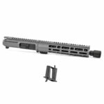 AT3™ 10.5 Inch Assembled PCC AR-15 Upper – 9mm 10.5 Inch Faxon Firearms Barrel – No BCG/CH – w/Sylvan Magazine Block