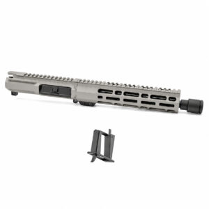 AT3™ 10.5 Inch Assembled PCC AR-15 Upper – 9mm 10.5 Inch Faxon Firearms Barrel – No BCG/CH – w/Sylvan Magazine Block