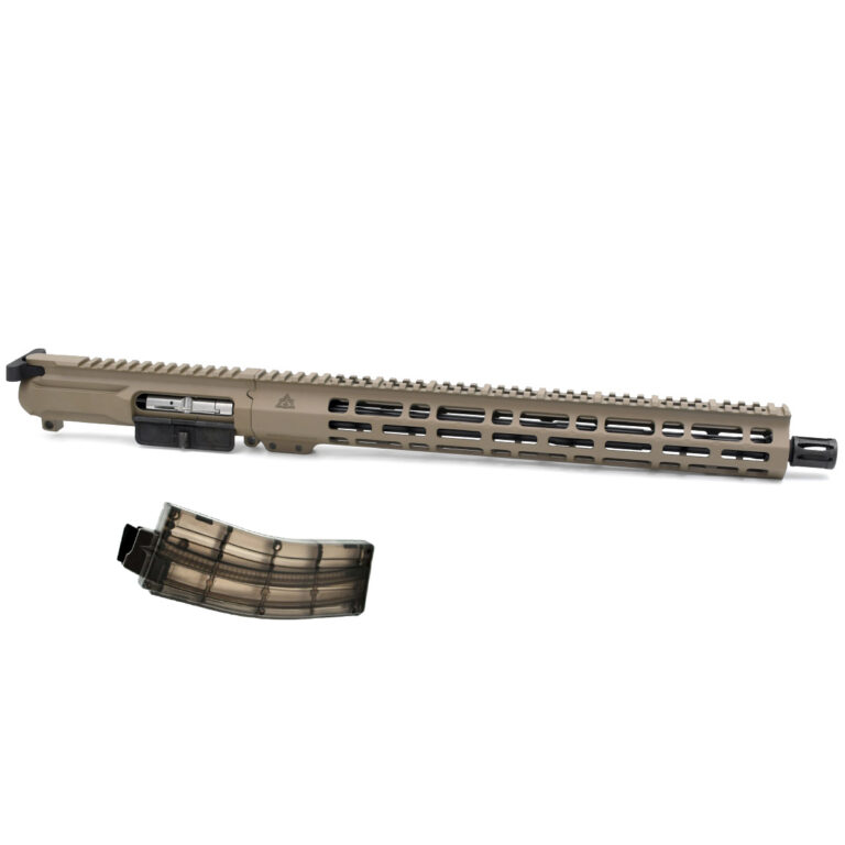 AT3™ 16″ .22LR Complete Assembled Upper with BCG, Charging Handle, & Magazine - FDE