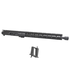 AT3™ 16 Inch Assembled AR-15 PCC Upper – 9mm 16 Inch Faxon Firearms Barrel – No BCG/CH - w/Sylvan Magazine Block