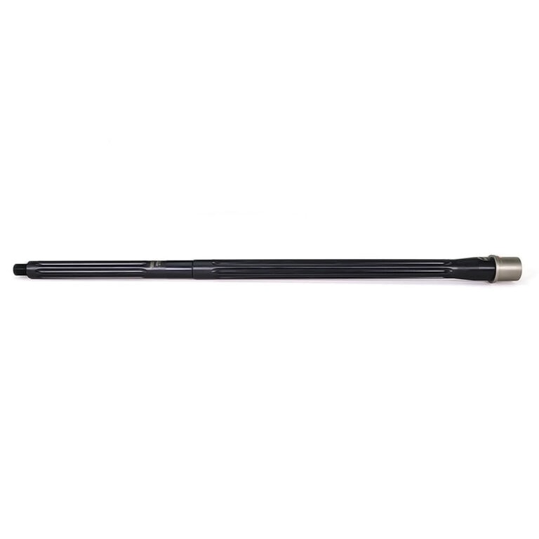 Faxon Firearms Match Series – 20 inch Heavy Fluted Barrel – .223 Wylde – 5R – 416R – Nitride – Nickel Teflon Extension