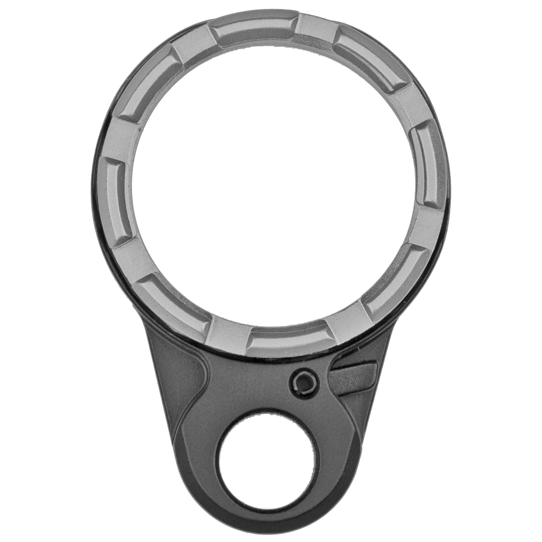 Unknown Fortis K2 Enhanced End Plate with Locking Lever and Castle Nut - Gray (Color: Gray)