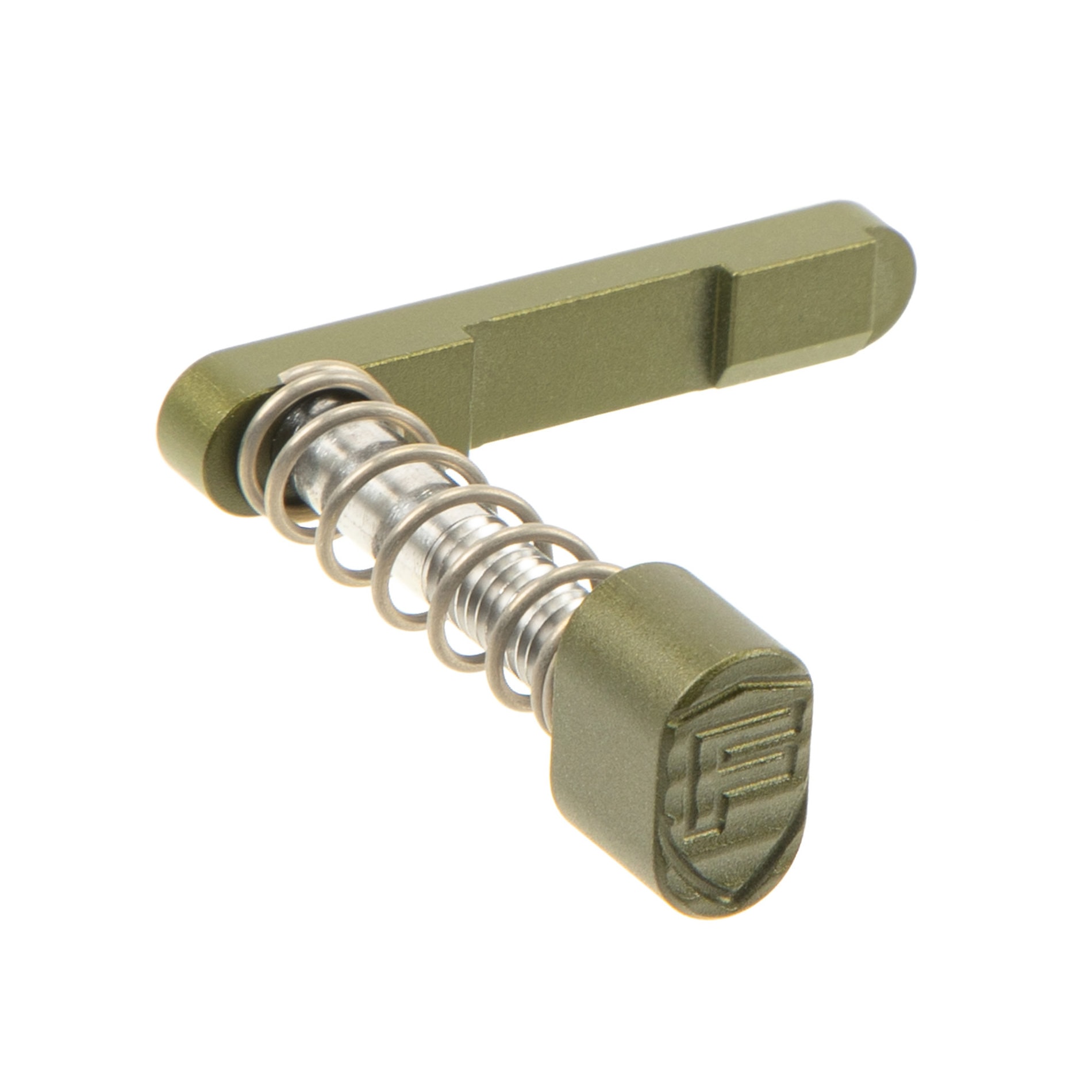 Unknown Fortis Manufacturing Billet Magazine Catch and Release for AR-15 - OD Green (Color: OD Green)