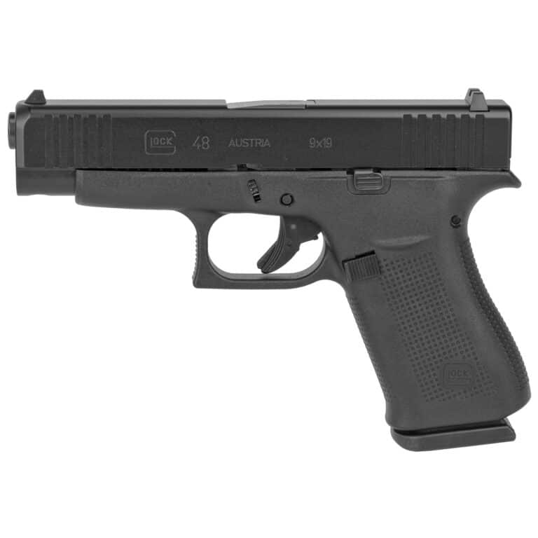 Glock G48 Compact Pistol with Front Serrations - 9mm/10 Round PA4850201
