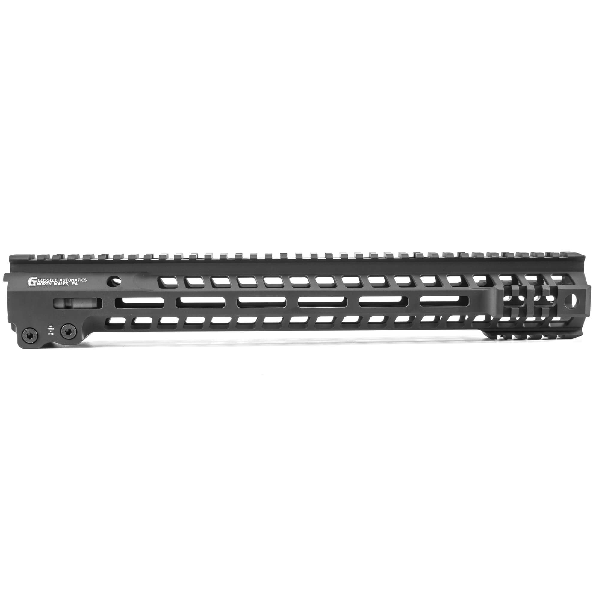 Unknown Discontinued: Geissele Automatics MK13 Super Modular Rail - Slim M-LOK Free Float Rail with Quad Rail for AR-15 - Black, 15 Inch (Color: Black, Length: 15 Inch)