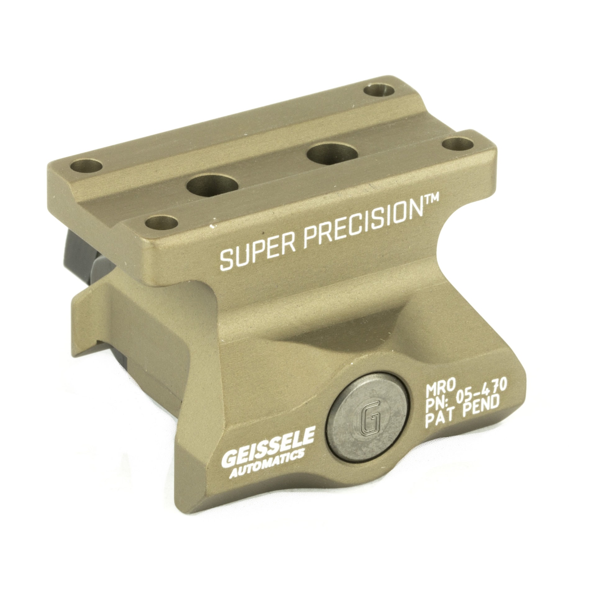 Unknown Geissele Automatics Super Precision Lower 1/3 Cowitness Mount for Trijicon MRO - Desert Dirt Color (Color: Desert Dirt Color)