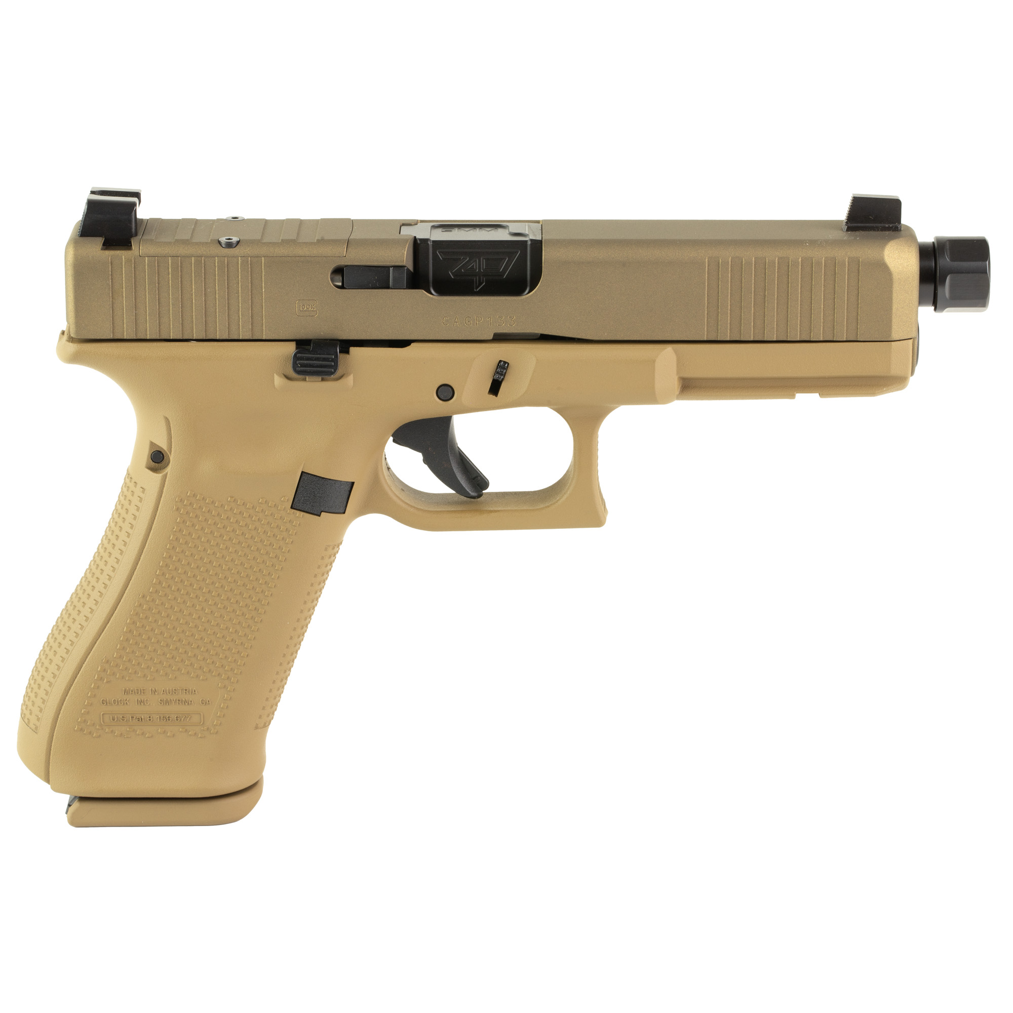 Glock 17XOR RMR Cut Optic Ready FDE Pistol with Threaded Barrel