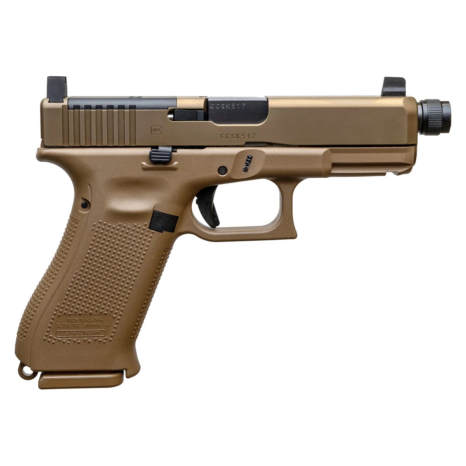 Glock G19X MOS Gen5 9mm Pistol - Threaded Barrel - 19 Rounds