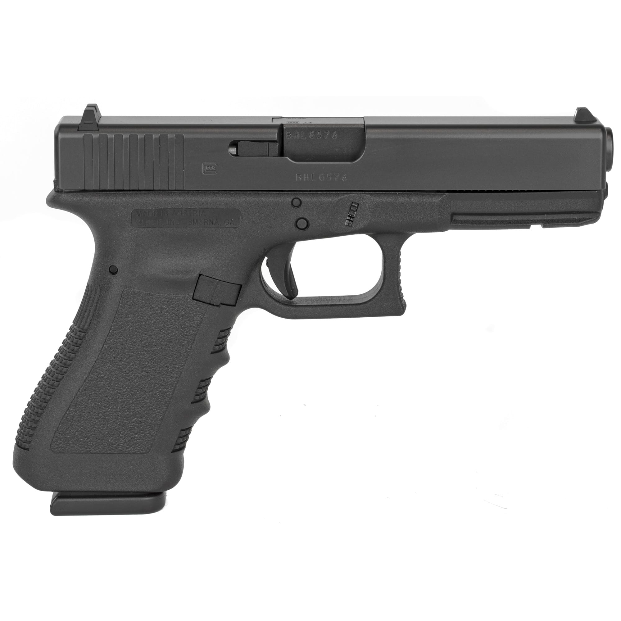 Glock 26 Gen3 9mm Stainless Steel Slide Parts Kit – Black Finish, OEM Style #144
