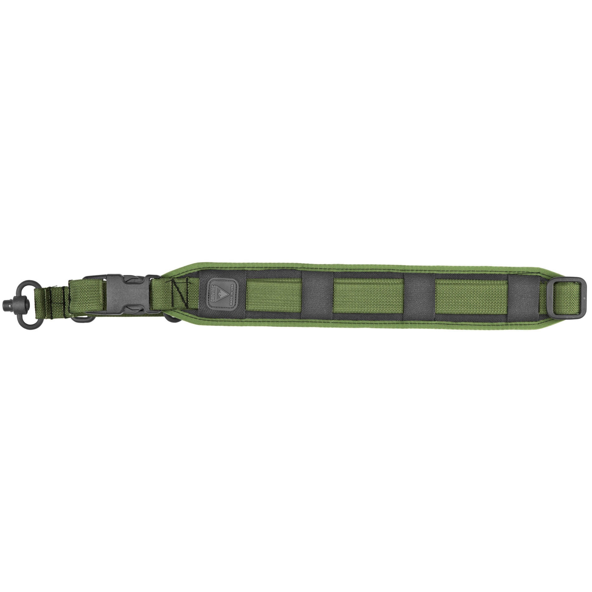 Unknown GrovTec Padded 2 Point Sentinel Sling with QD Swivels - OD Green (Color: OD Green)