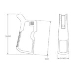 Die Free Kung Fu Grip AR-15 Pistol Grip