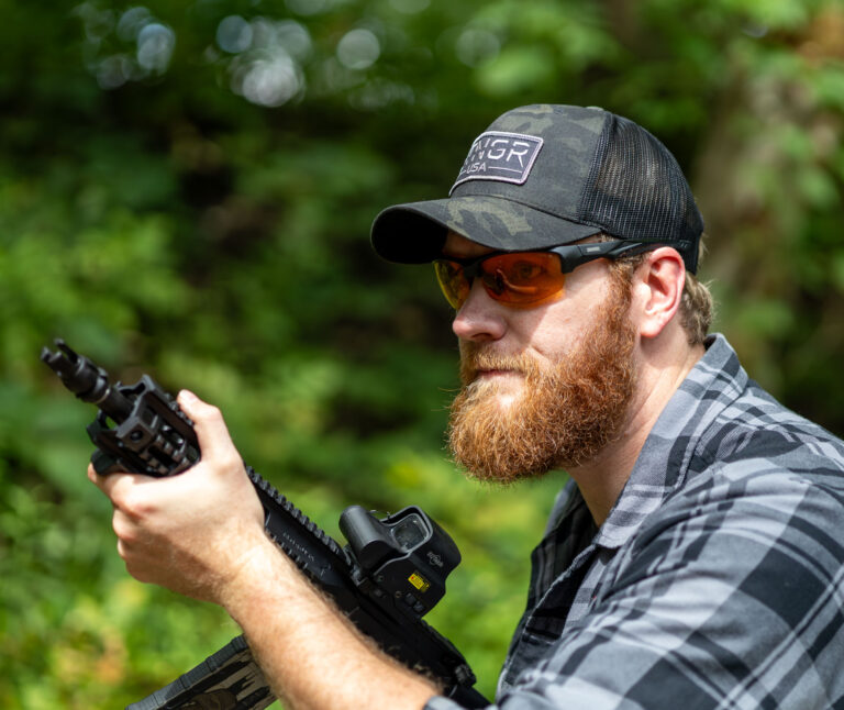 STNGR HiSpeed® BrightEdge Orange Shooting Glasses