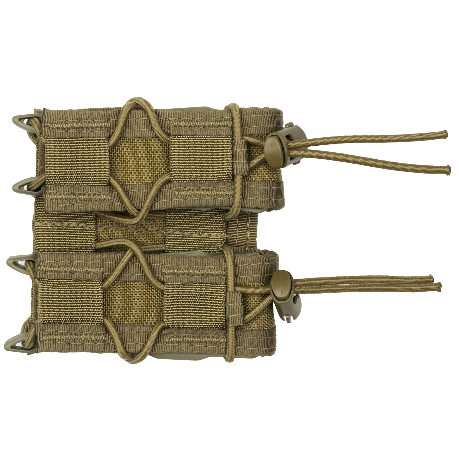 Unknown High Speed Gear Double Pistol Magazine Taco Pouch - Coyote Brown (Color: Coyote Brown)