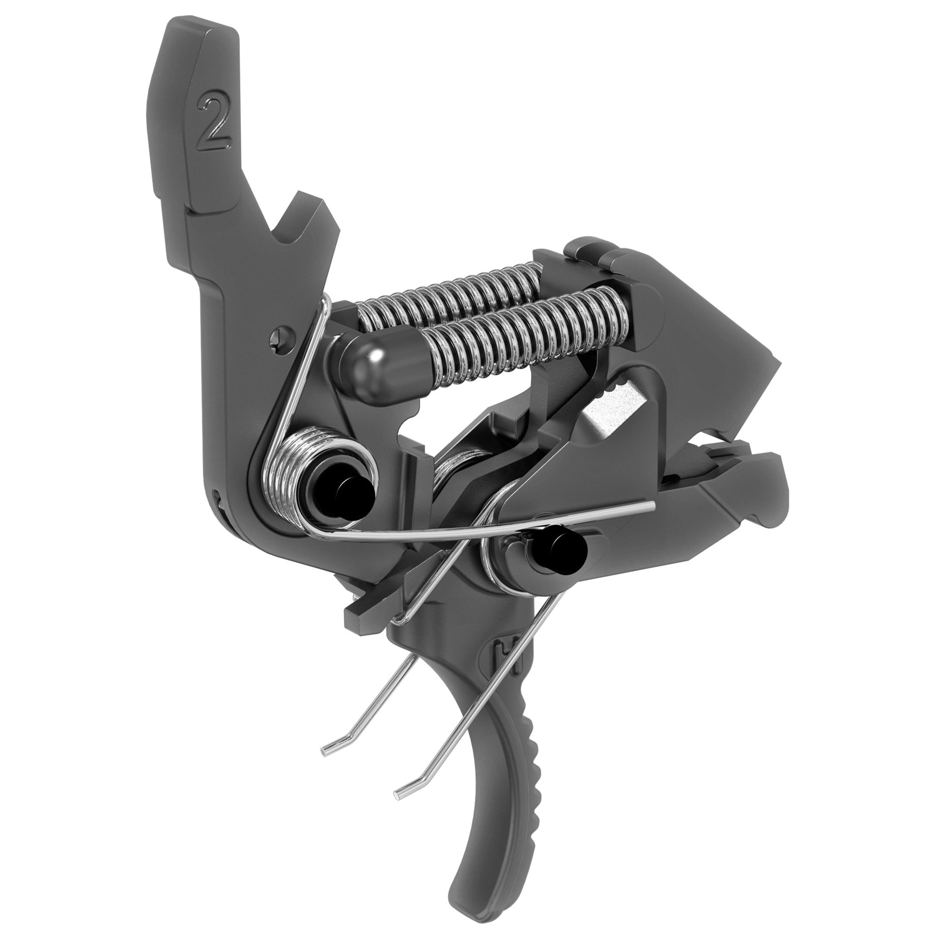 Unknown Hiperfire X2S 3.5lb 2-Stage Drop-In AR-15 Trigger -  Flat or Curved - Curved Mod 2 (Trigger Bow: Curved Mod 2)