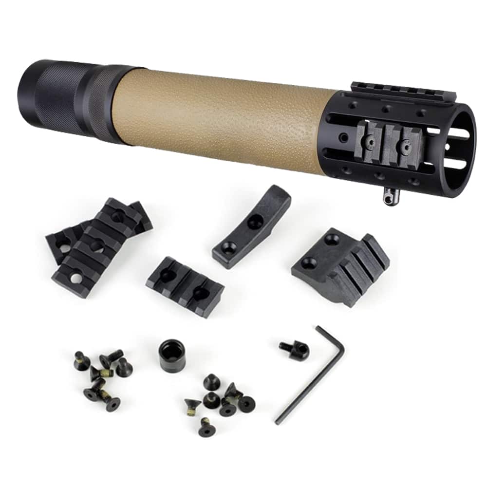 Hogue Rifle Length AR-15 Free Floating Overmolded Forend with Accessory Attachments