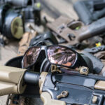 STNGR Ridge® BrightEdge Red Shooting Glasses - w/ Smoke or Clear Lenses