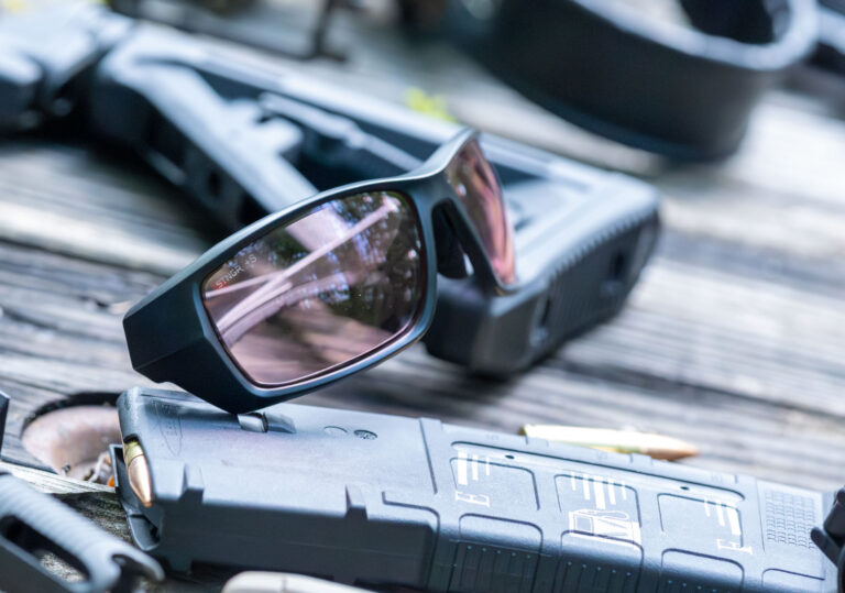 STNGR Alpine® BrightEdge Red Shooting Glasses - w/ Smoke or Clear Lenses