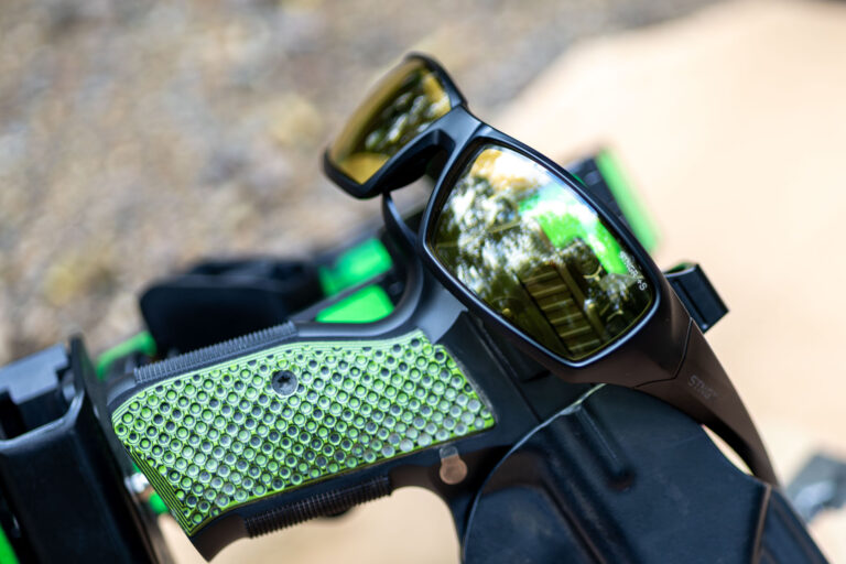 STNGR Ridge® BrightEdge Yellow Shooting Glasses - w/ Smoke or Clear Lenses