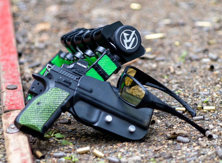 STNGR Ridge® BrightEdge Yellow Shooting Glasses - w/ Smoke or Clear Lenses