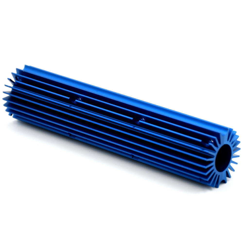 Unknown JP Enterprises Short 6.125 Inch Thermal Dissipator for .650 OD Barrels - Blue (Color: Blue)