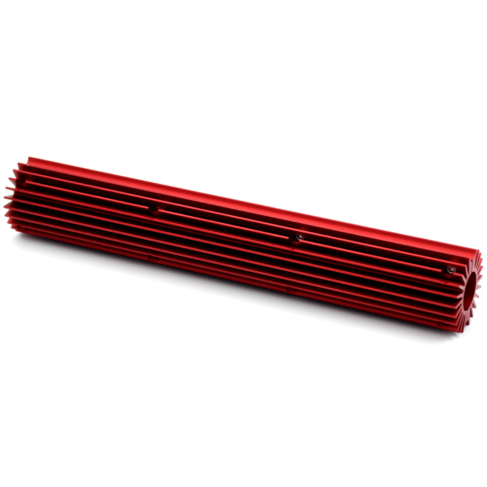 Unknown JP Enterprises Long 8.375 Inch Thermal Dissipator for .650 OD Barrels - Red (Color: Red)